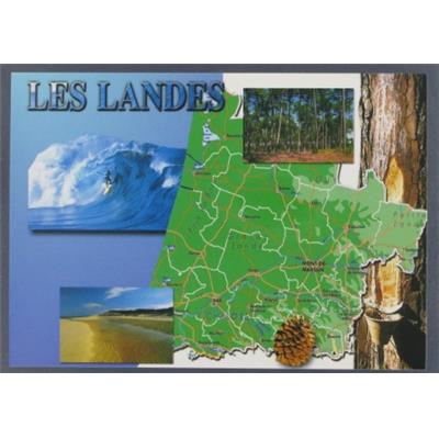 LAN05- Carte Postale LES LANDES 10X15
