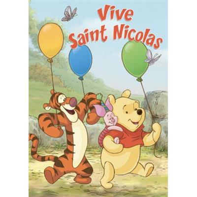 75176- Carte Postale St Nicolas Winnie l'Ourson