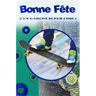 833214BF-Carte double Bonne Fête Ado