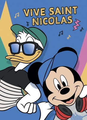 76824- Carte postale st nicolas Mickey
