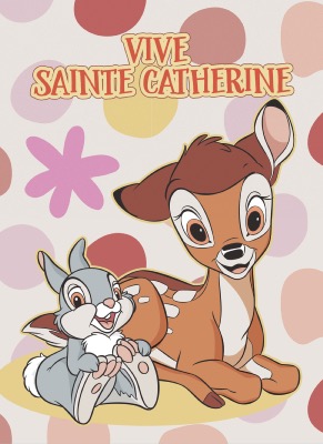 76800- Carte postale ste catherine Bambi