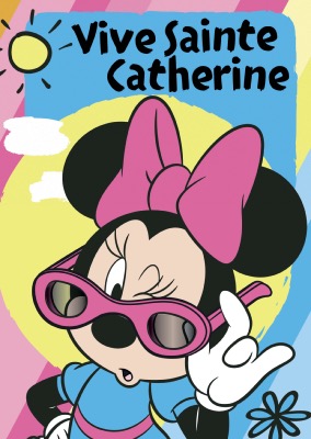 75133- Carte Postale Ste Catherine Minnie